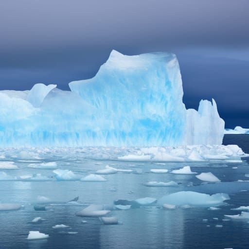 Icy ocean