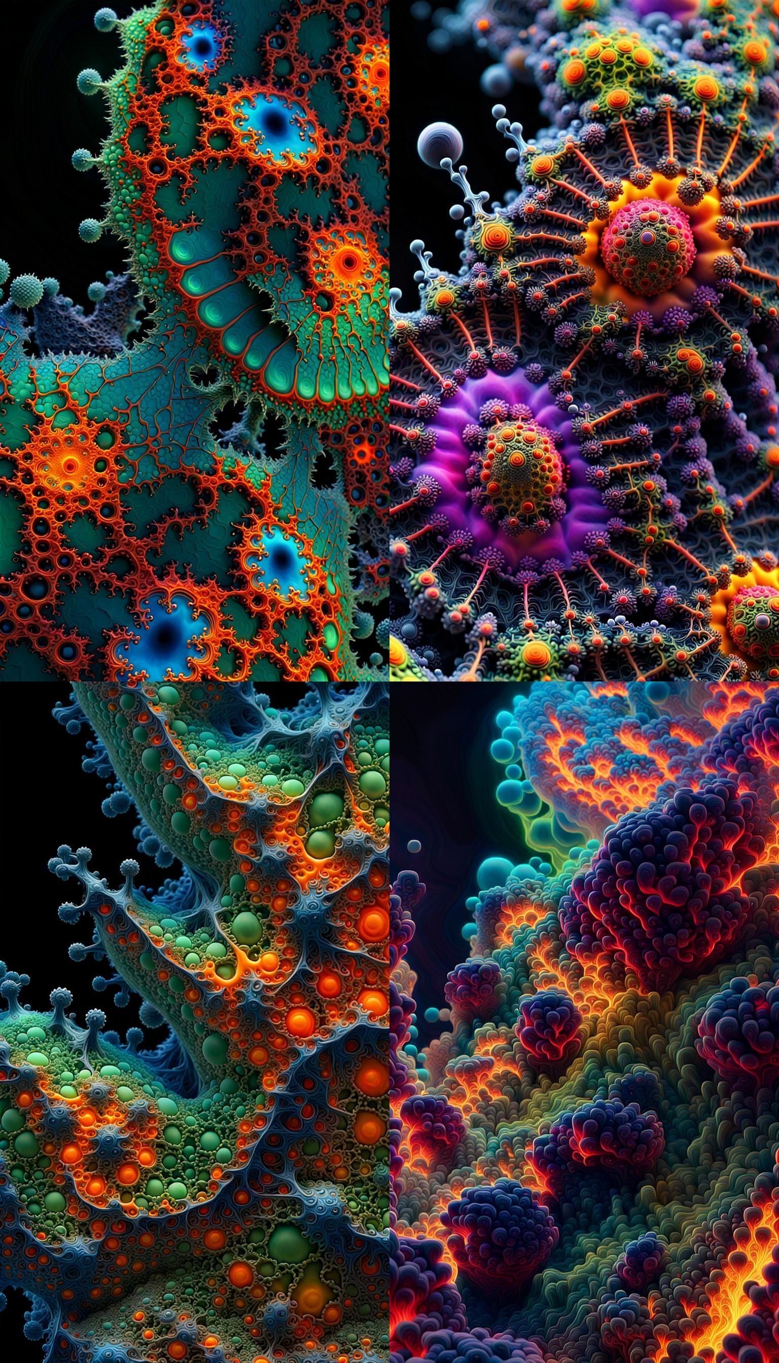 Extrapolate And Illustrate, Using The Fractal patterns of Ca...