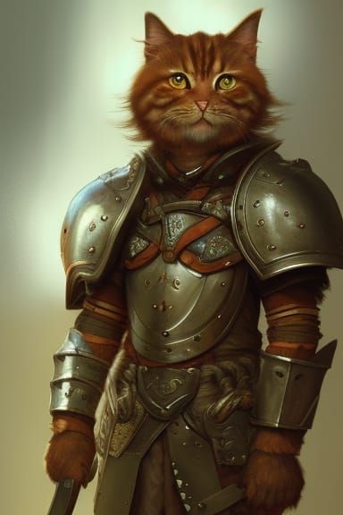 Ginger Cat Paladin #1