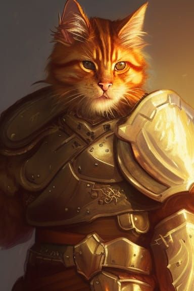 Ginger Cat Paladin #2