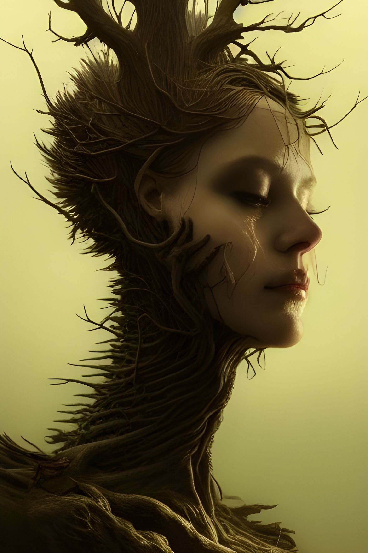 Woman's Terrifying Transformation Into a Tree