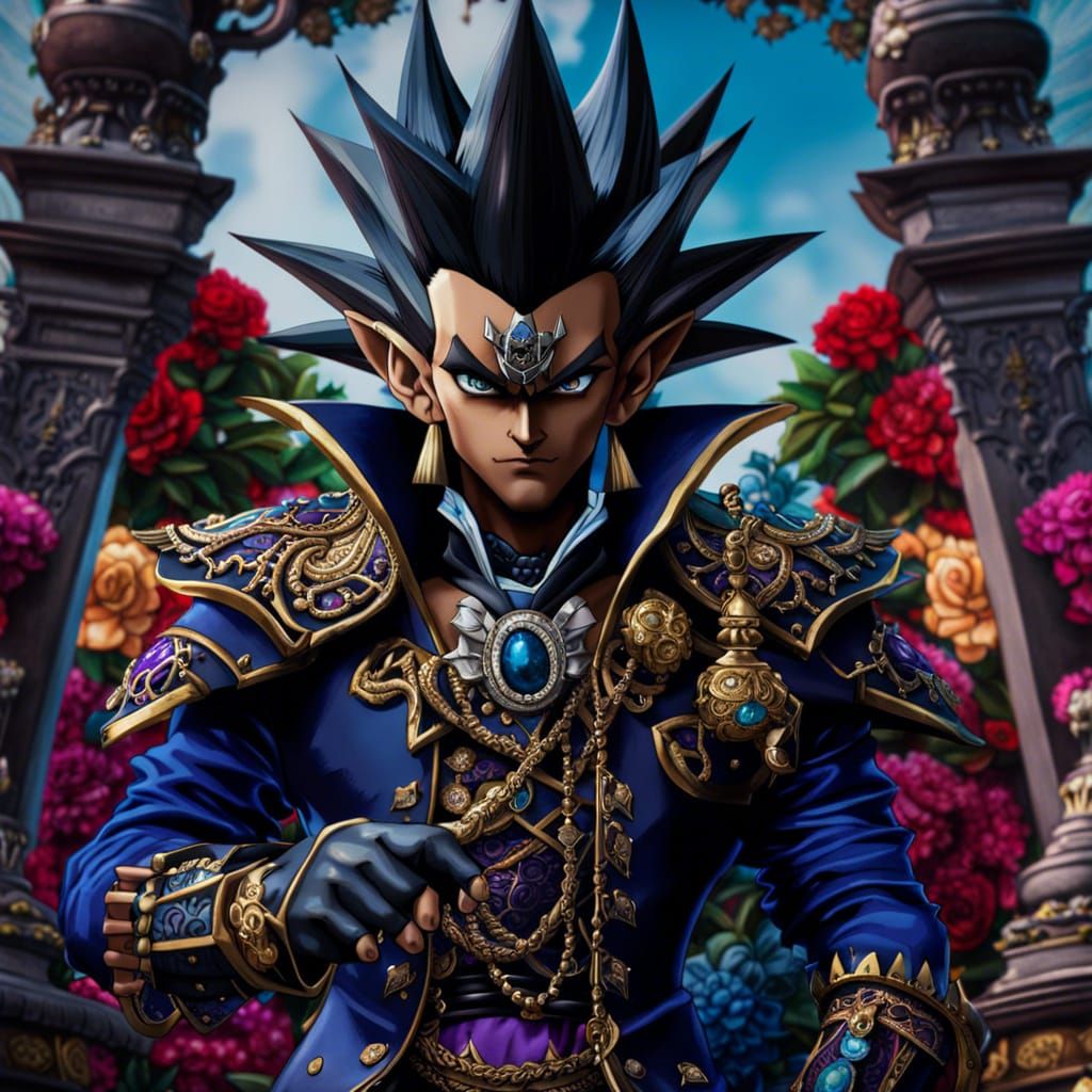 Psychotic Rococo Gothic Yu-Gi-Oh Character Portrait