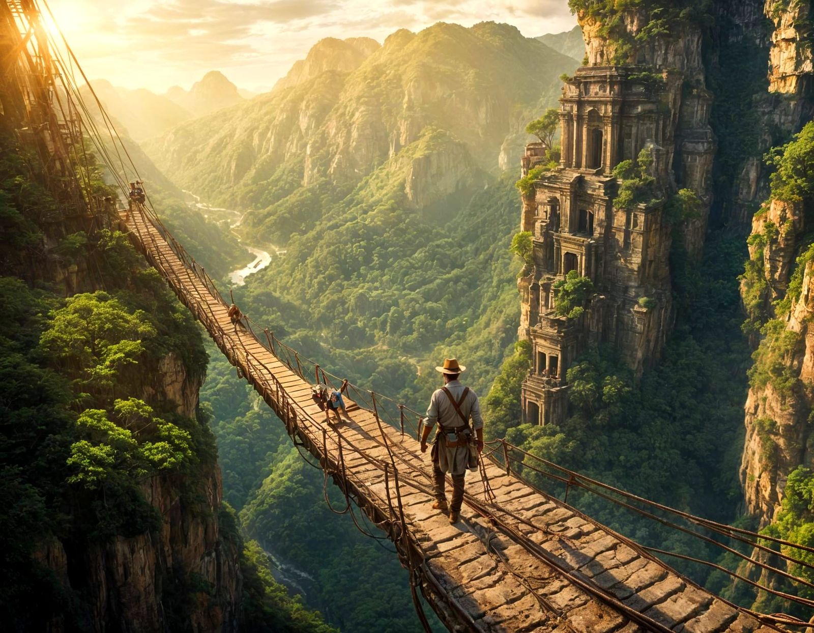 Explorer of the forbidden temple