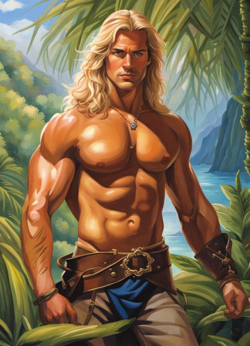 Conquistador Portrait for Romance Novel Cover