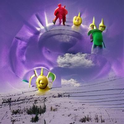 Teletubbies AI Image