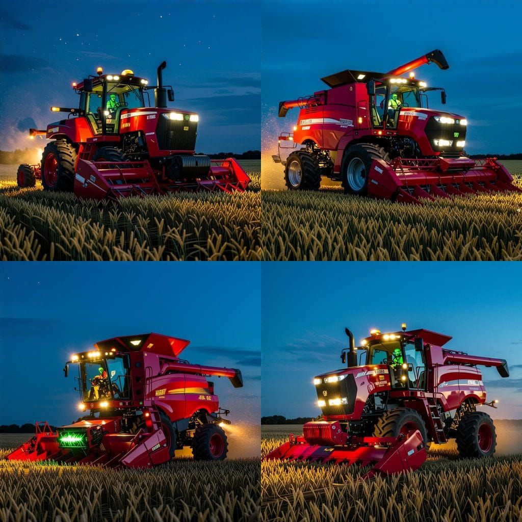 Evil Living Combine Harvester Unleashed