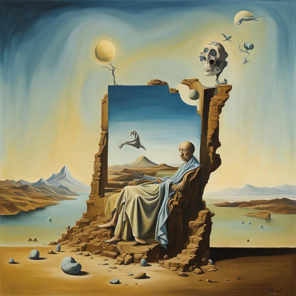 Surreal Melting Clock Inspired by Dali