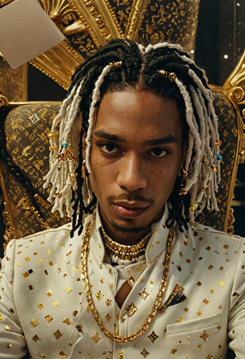 Young Prince Takes Selfie in Treasure Chamber