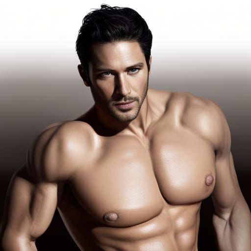 Handsome Cowboy Portrait in Photorealistic Style