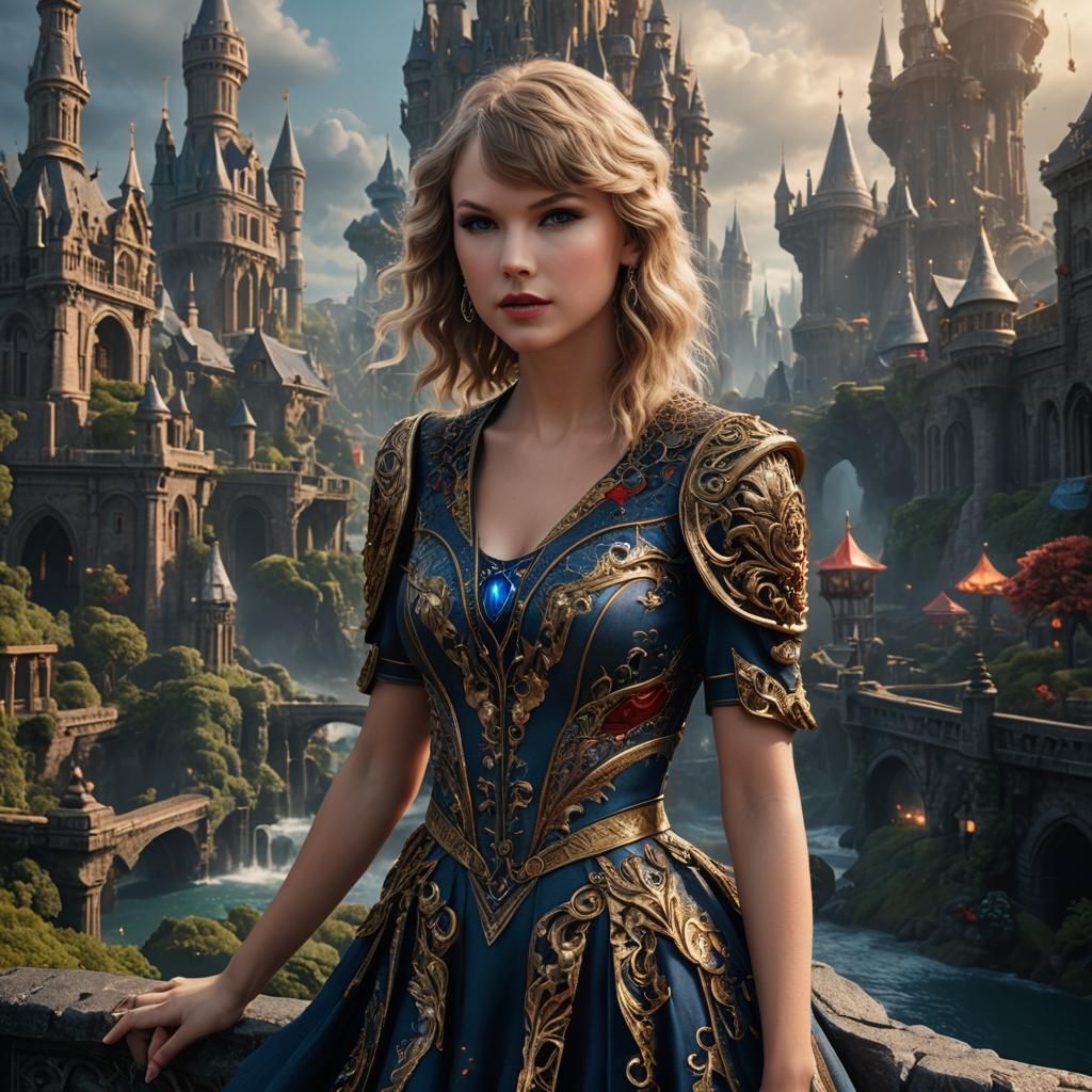 Detailed Matte Painting of Taylor Swift in 8k