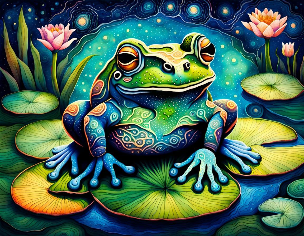 A wise old frog