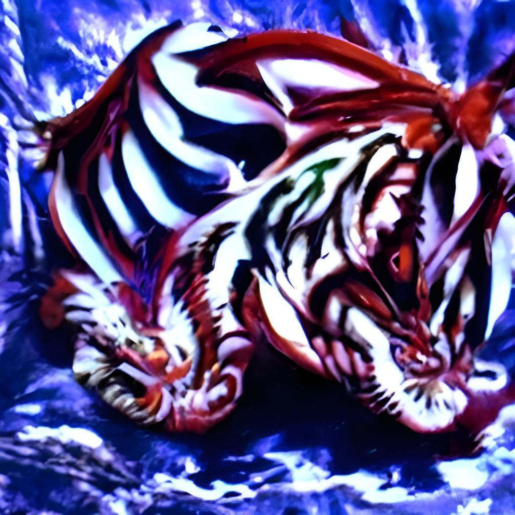 Tiger Dragon: Serpentine Stripes and Mythical Fusion