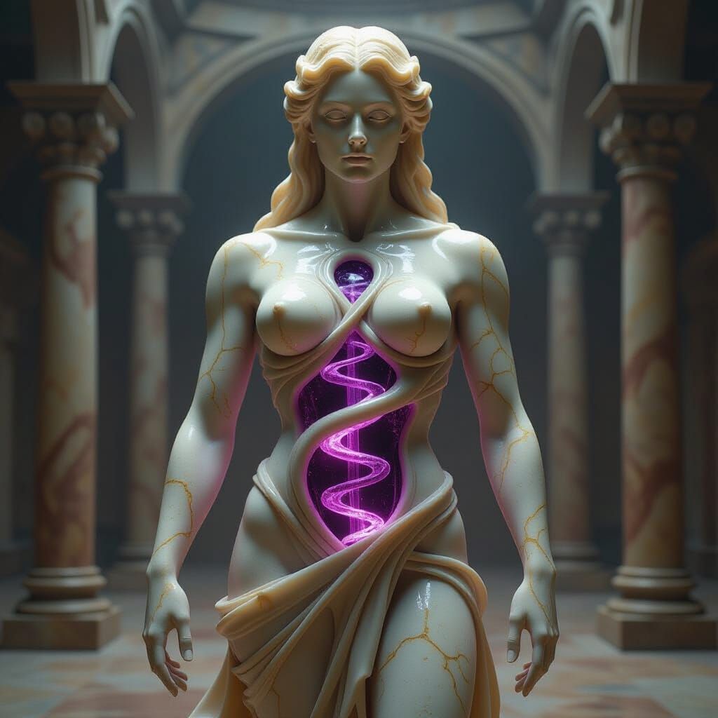 Marble Divinity with Quantum Network Body