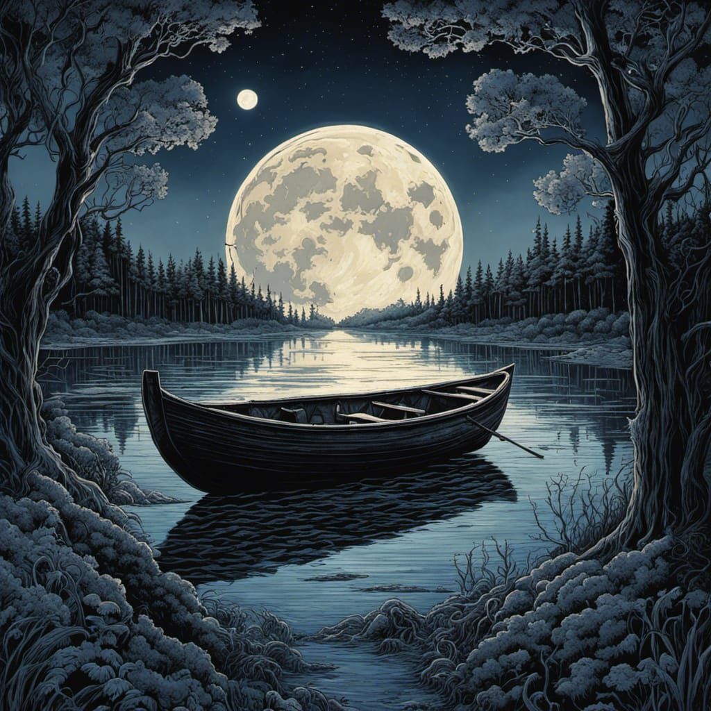 Lovecraftian Gothic Horror on Midnight Lake