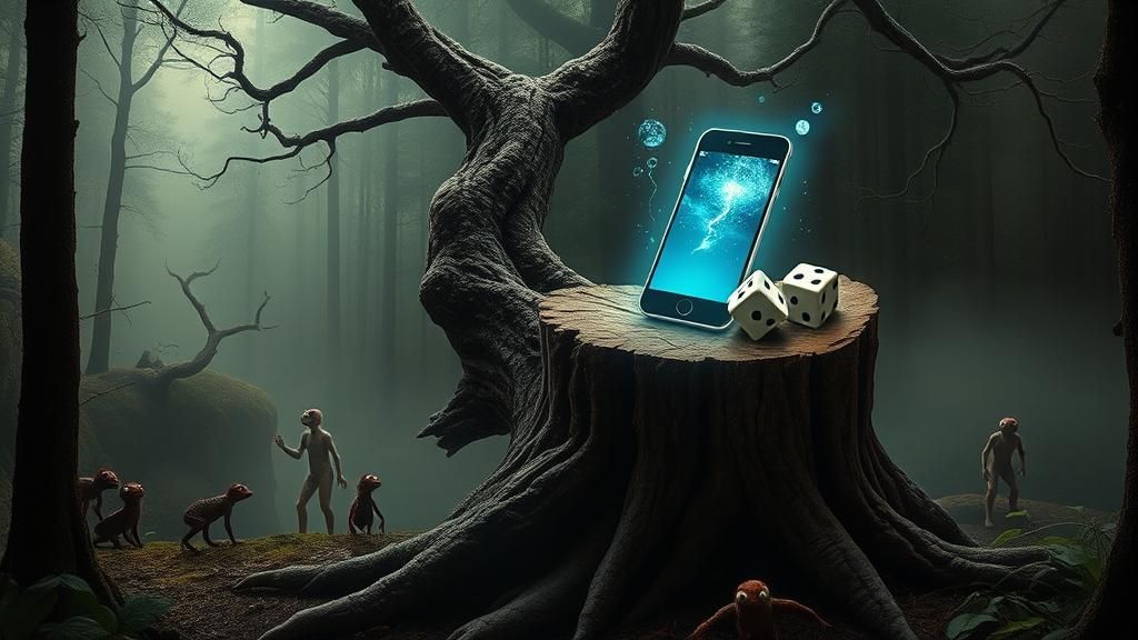 Surreal Forest: Toad Stump Births iPhone