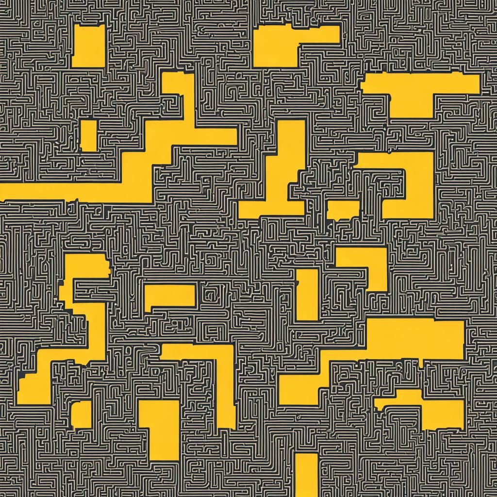 Abstract Image of Breaking Free From Life's Maze