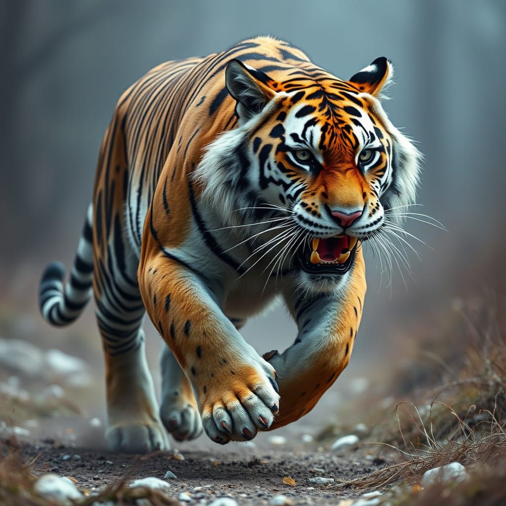 Massive Ice Age Tiger Faster Than A Cheetah