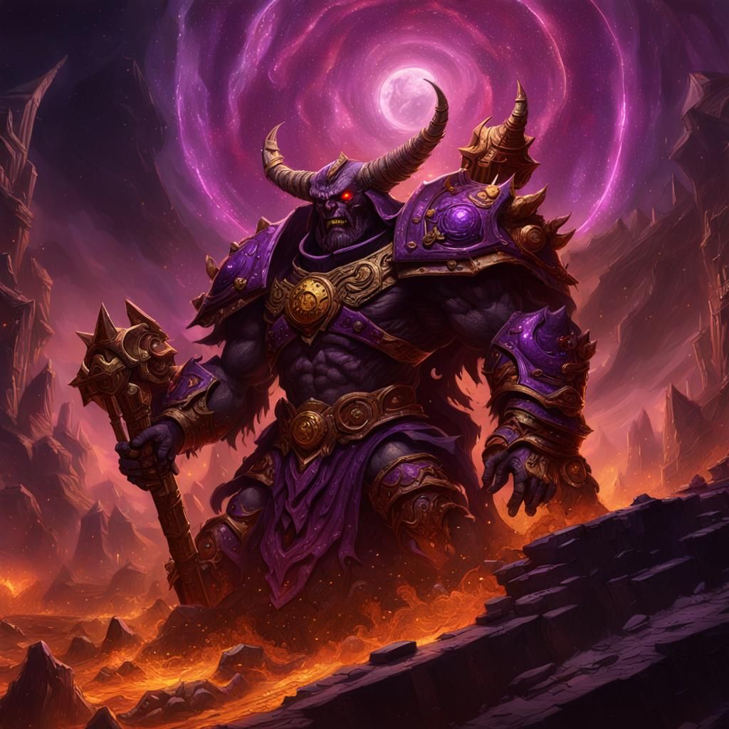 Cosmic Chaos God: Dark Fantasy Concept Art