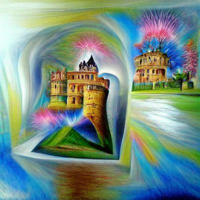 Surreal Castle of Illusion: Dreamlike Architecture