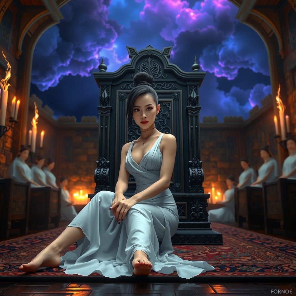 Gothic Goddess Reigns Supreme in Dark, Medieval Realm