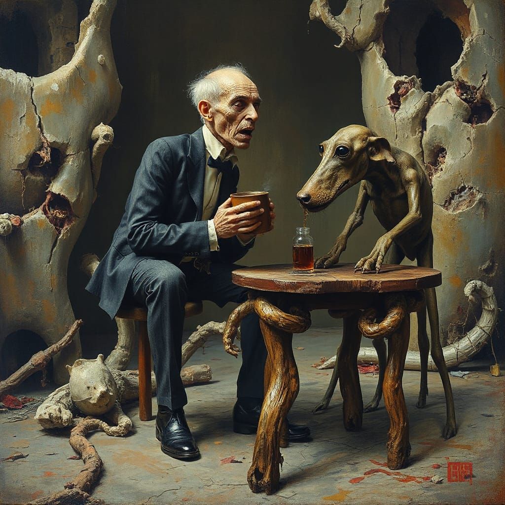 Don't you see? You don't have to fetch, rollover, and shake. Go! - decide your own future!