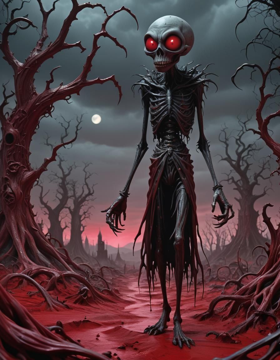 Guy Davis and Tim Burton,lend there styled art,to a evil edition of gothic art infused ZBrush, diabolical wickedness in ...