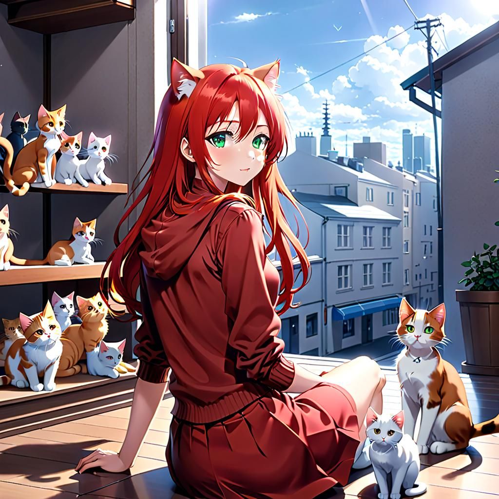 She is the cat whisperer