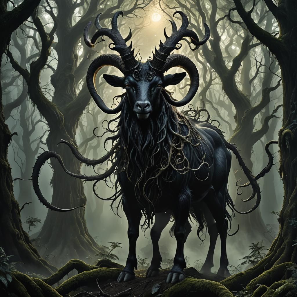 Shub-Niggurath in a Cyclopean Forest