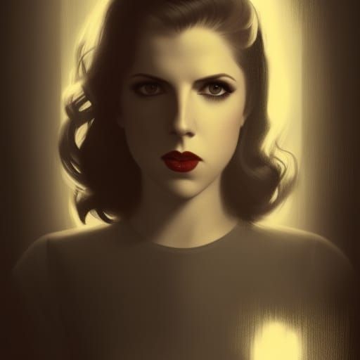 Anna Kendrick as Film Noir Detective in Los Angeles