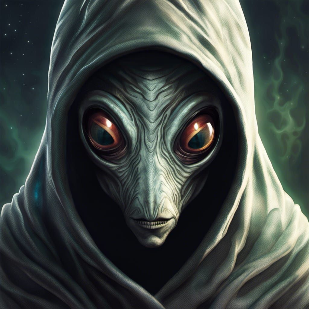 Hooded Alien Creature of the Unknown