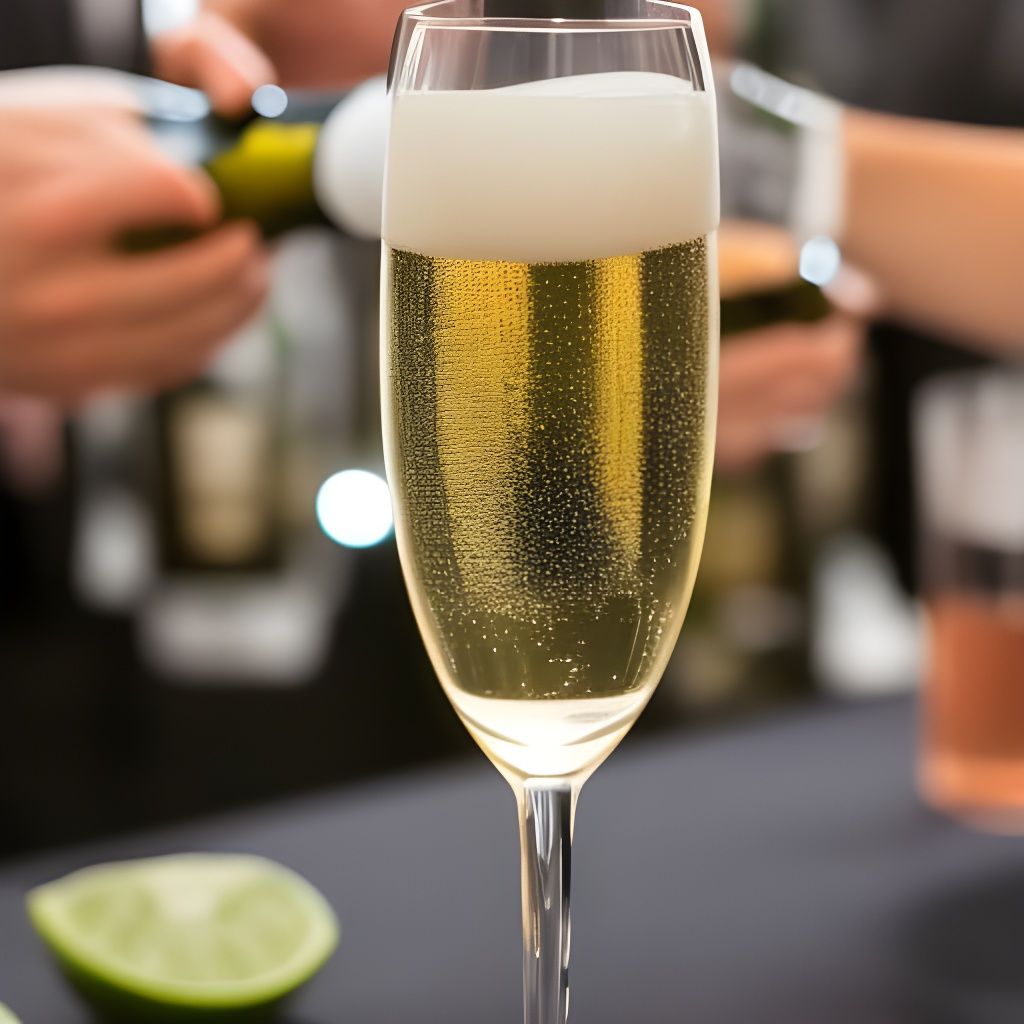 Champagne Tsunami: Explosive Celebration