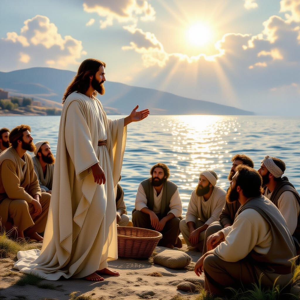Jesus Calls Disciples by Sea of Galilee