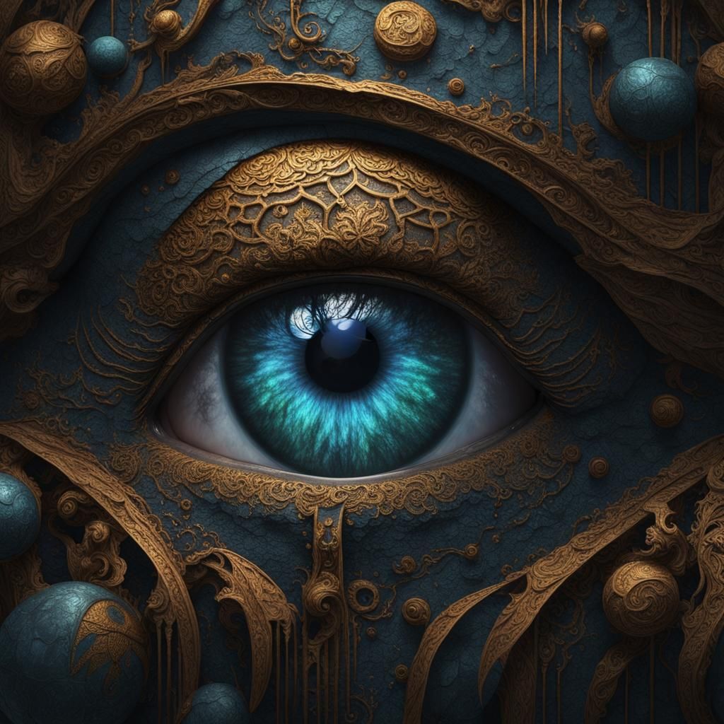 Detailed Eyes in Fantasy Concept Art