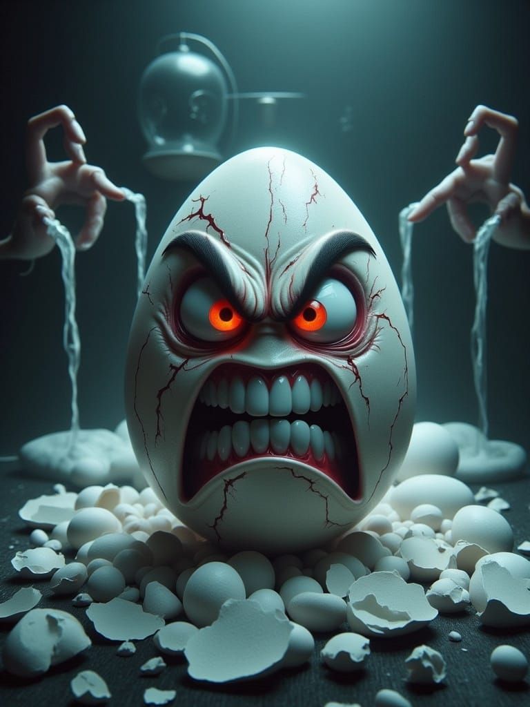 Angry Egg Jason Voorhees in Horror Hospital