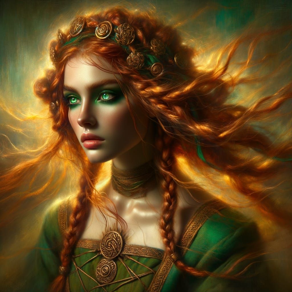 Celtic maiden