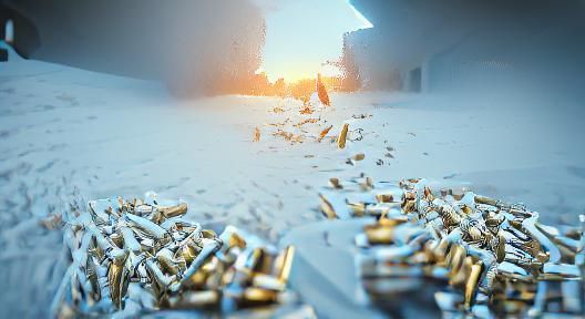 Gun Game in 3D with Volumetric Lighting