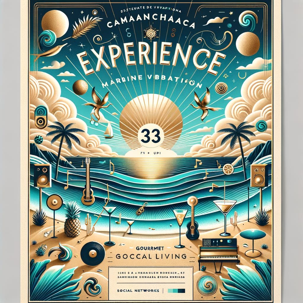Camanchaca Experience: Marine Vibration Flyer Design