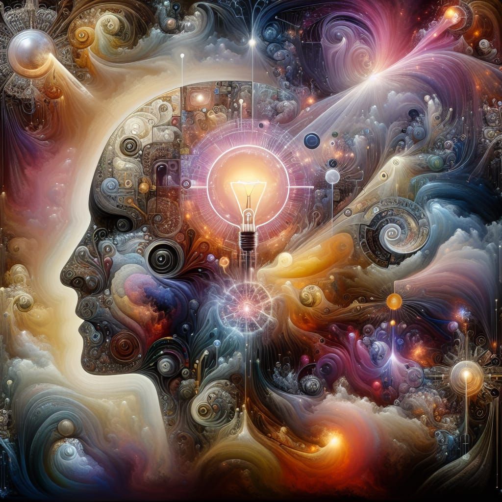 Dreamlike Symbolic Image Evoking Contemplation on Cognition