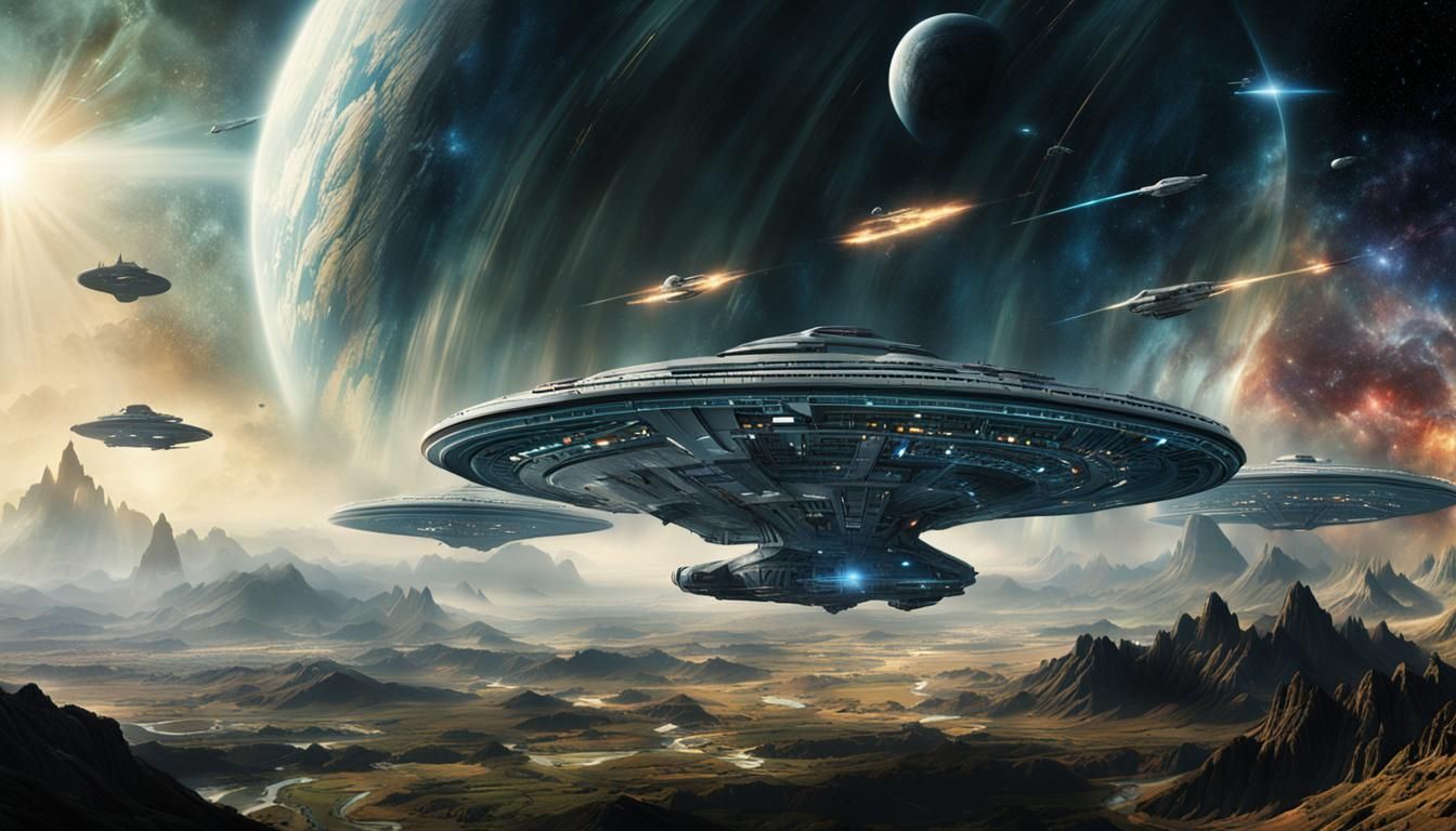 Epic Star Trek Cinematic Digital Matte Painting