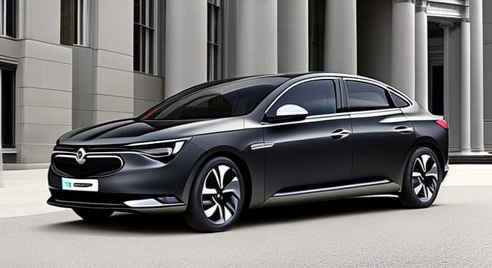 2024 Vauxhall Glare 6 Electric Sedan Front View