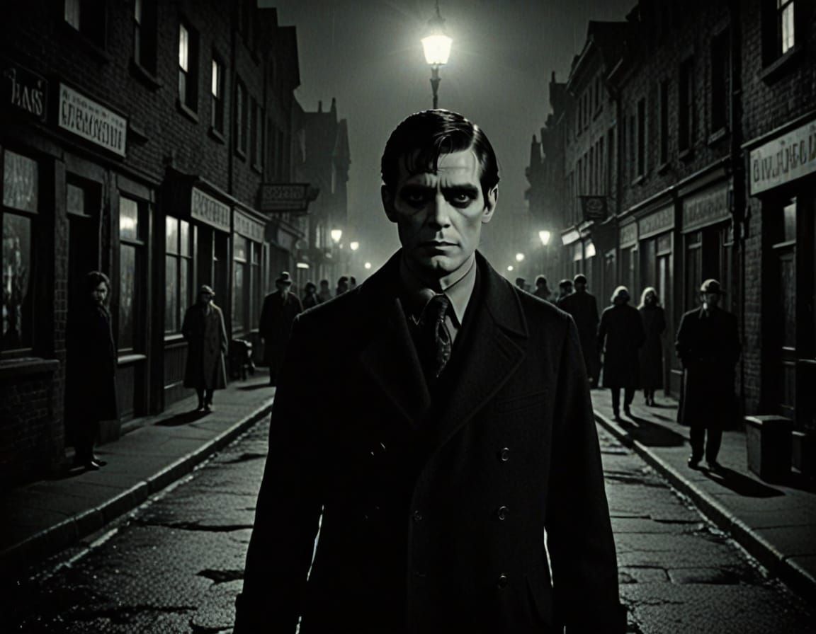 liminal film noir grunge tenebrism dark shadows