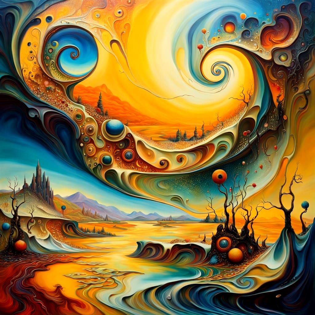 Abstract Manamana Piti Piti Composition