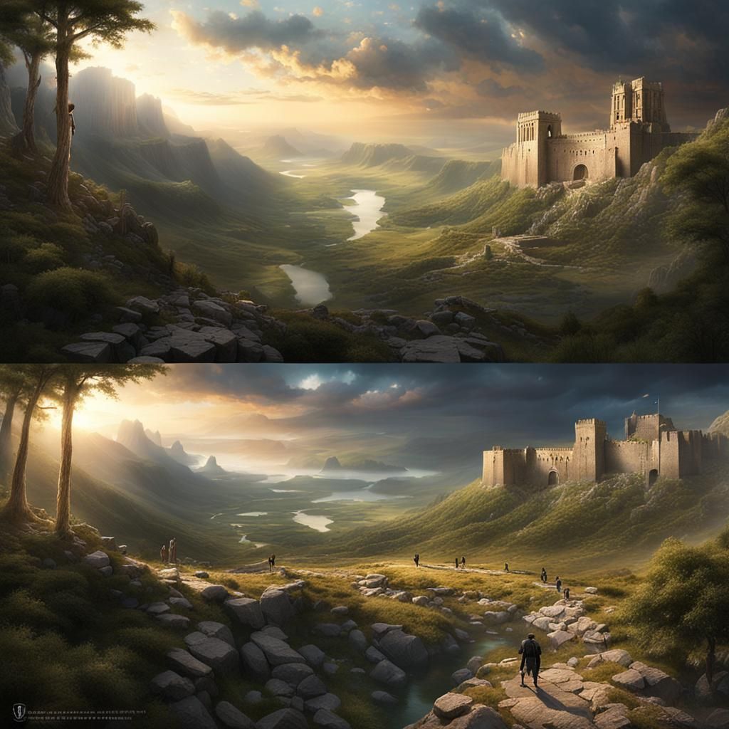 1 Timothy 4:8 Calligraphy Matte Painting