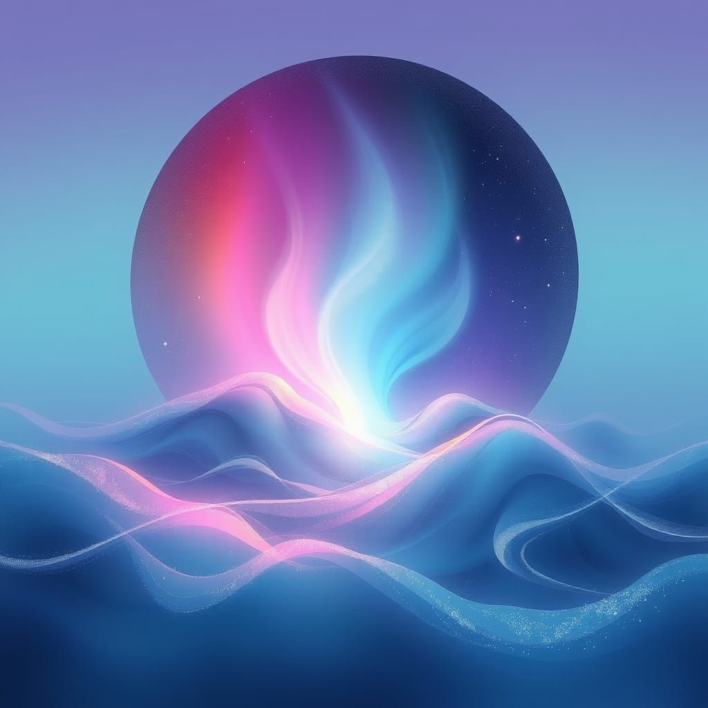 Ethereal Waves in Futuristic Organicism