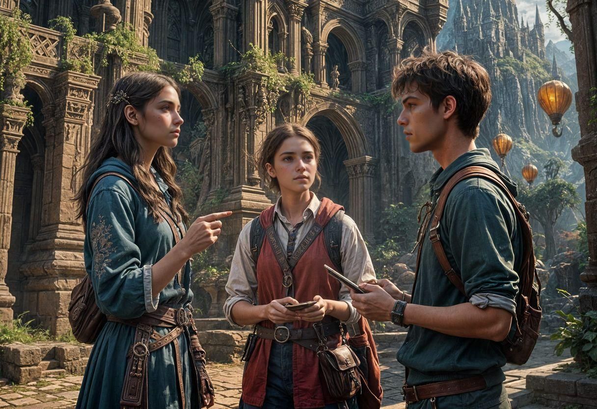 Students Share Ideas in Detailed Matte Painting