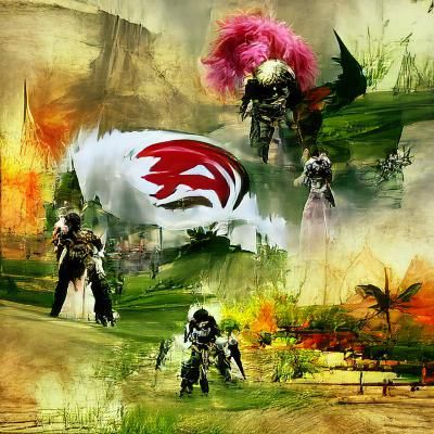 Abstract Metallic Emblem Design