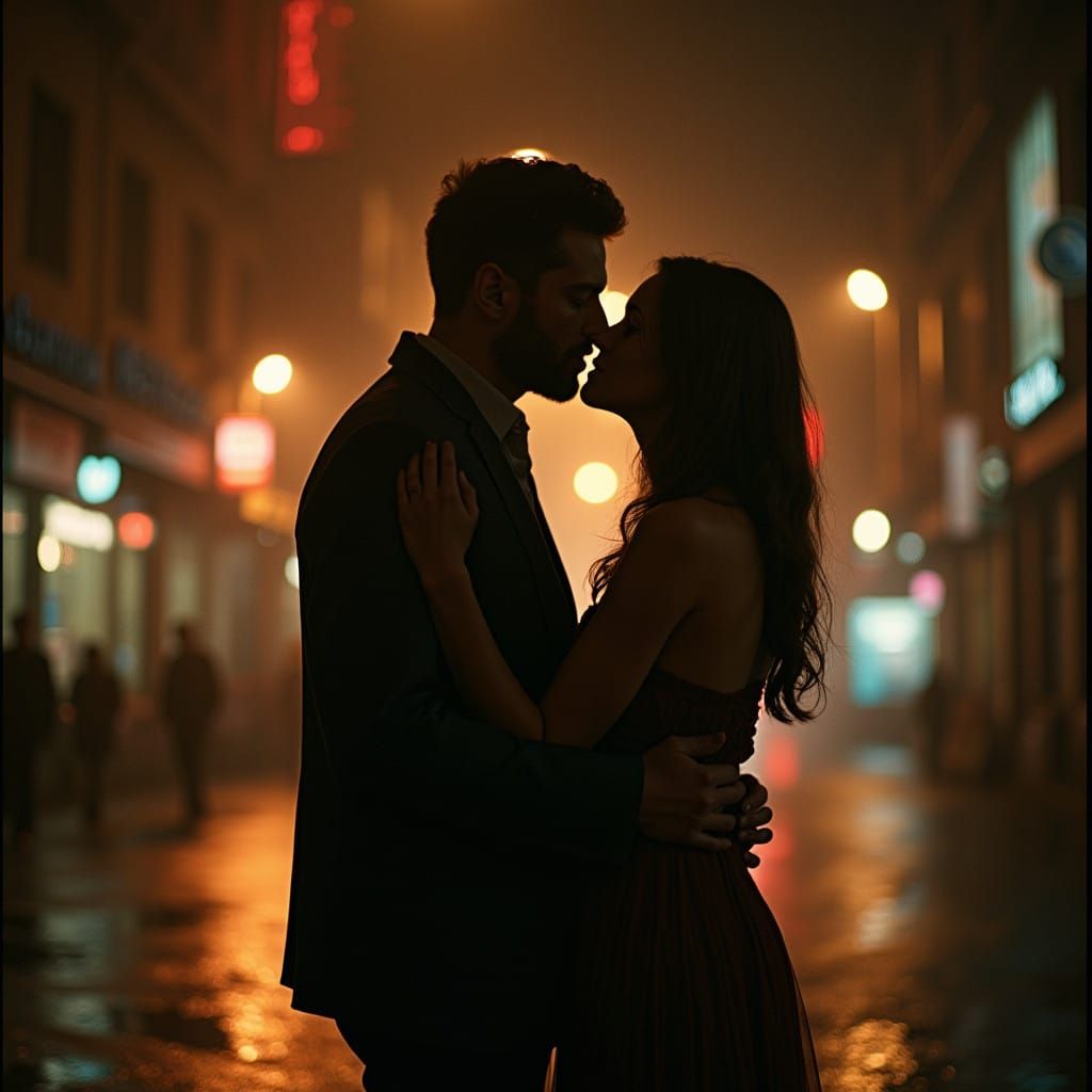 A Tender Moment: Intimate Cinematic Portrait