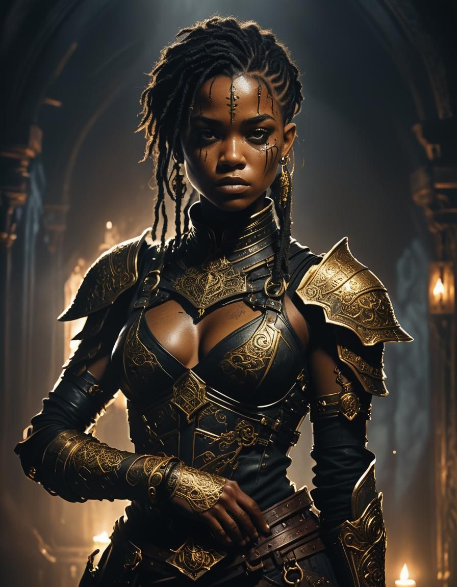 Osha from The Acolyte: Dark Fantasy Portrait