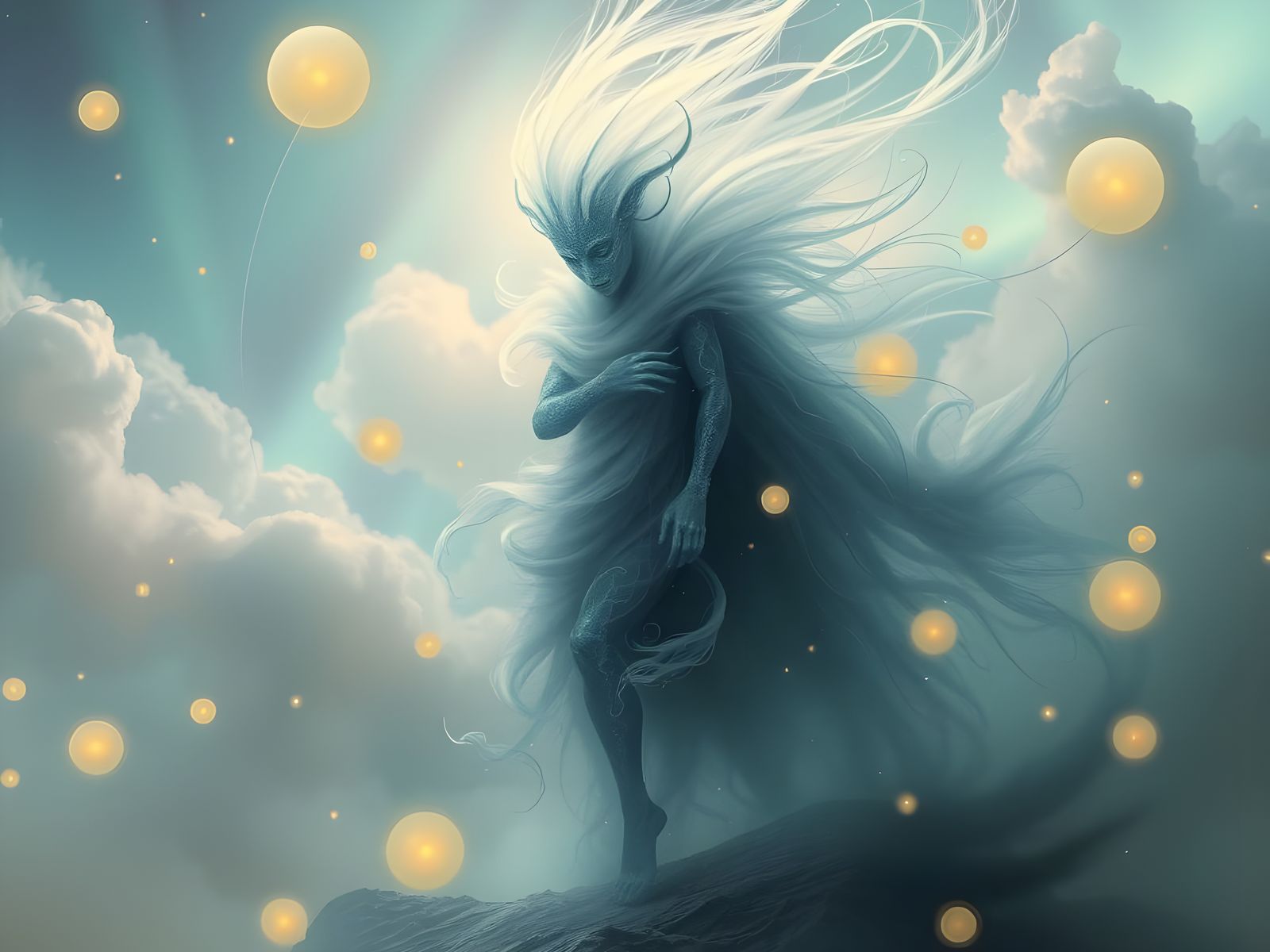 Ethereal Mystic Embarks on Celestial Pilgrimage