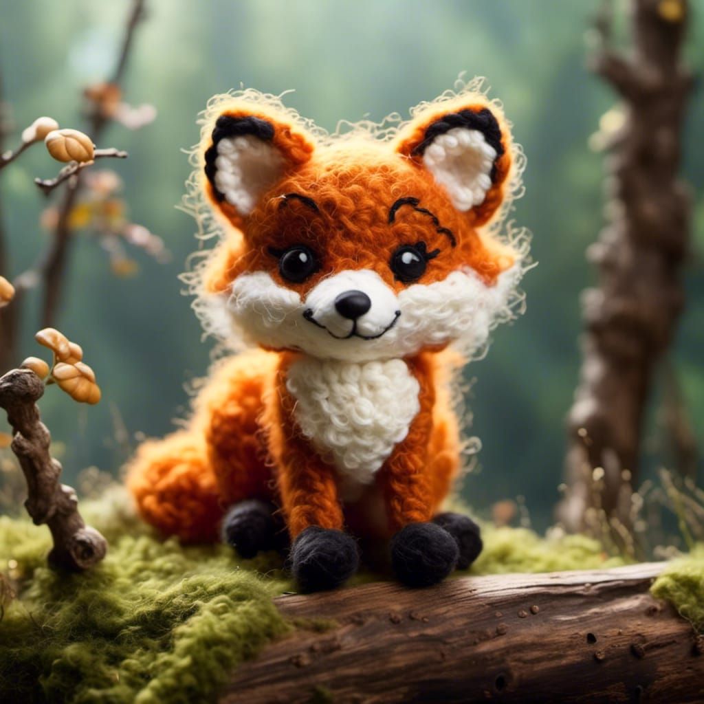 crochet fox